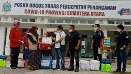 Foto: Kesadaran pentingnya menjaga image positif di masyarakat selalu ditunjukkan komunitas motor binaan Honda dalam keluarga besar Paguyuban Sumut Honda Bikers.(Istimewa)