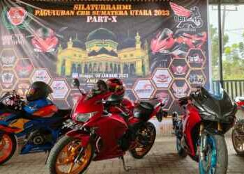 Silaturahmi Paguyuban Part X Perkuat Eksistensi Pecinta Honda CBR Sumut
