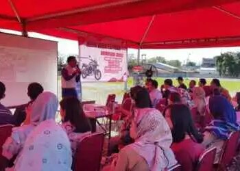 Karyawan PT Prima Global Inspira Siap Resolusi #cari_aman di Jalan
