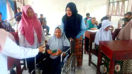 Foto: Aksi lanjutan dari program Inkubasi Difable Mandiri yang dilakukan Khadijah Sharaswaty Indonesia (KSI).(Dok:KSI)