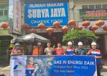 PGN Subholding Gas Pertamina Tambah Pelanggan Sektor Usaha Kecil di Medan