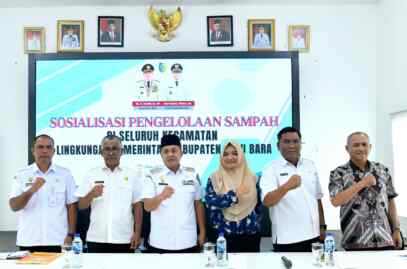Foto: Pemkab Batubara berkolaborasi dengan KSI untuk pengendalian sampah.(Dok:KSI)