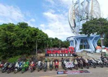 Rayakan Ultah Pertama, ADV Riders Medan Touring Tugu Nol Kilometer Indonesia