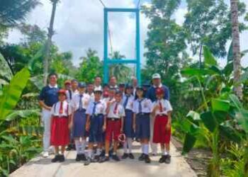 Bantu Akses Pelajar dan Masyarakat, PT Indako Trading Coy dan Buddha Tzu Chi Bangun Dua Jembatan Cinta Kasih di Nias