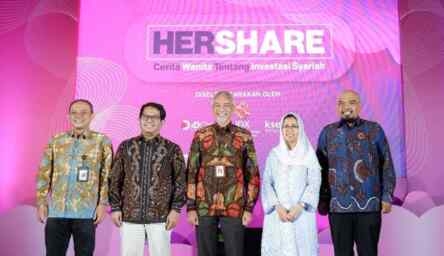 Bursa Efek Indonesia bersama SRO lainnya di pasar modal dan dukungan pelaku pasar modal mengadakan kegiatan dengan judul “HERSHARE 2023”: Investing Made Easy for Women.(Ist)
