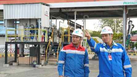 Foto: Executive General Manager Pertamina Patra Niaga Regional Sumbagut, Freddy Anwar saat melakukan Management Walkthrough (MWT) dan Safari Ramadan bersama Tim Manajemen di Aceh Rabu (29/3).(Dok:Pertamina)