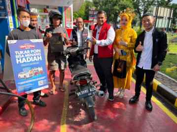 Foto: Hari Lahir Pancasila Pertamina Patra Niaga menyelenggarakan Program MyPertamina Tebar Hadiah 2023. Program ini dimulai pada 1 Juni hingga 30 September 2023.(Dok Pertamina Sumbagut)