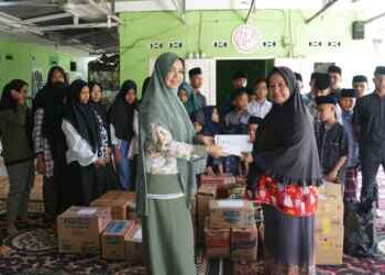 Peduli Sesama, Persatuan Wanita Patra Regional Sumbagut Gelar Bakti Sosial