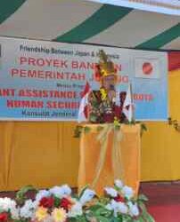 Konjen Jepang di Medan Resmikan Proyek Pembangunan Gedung Sekolah SMP di Nias Selatan