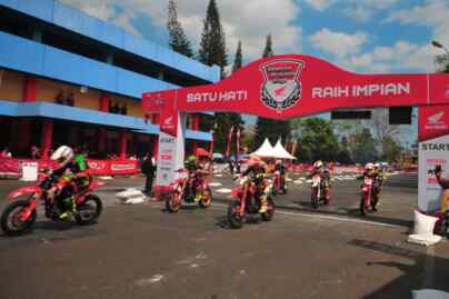 Foto: Pesta balap motor Honda ini akan membuka seri pertamanya di kota Medan pada bulan Agustus.(Siong)