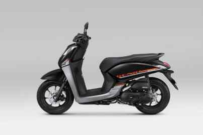 Foto: Striping didesain lebih stylish New Honda Genio menguatkan kesan retro dengan garis yang simpel sesuai tren masa kini.(Ist)