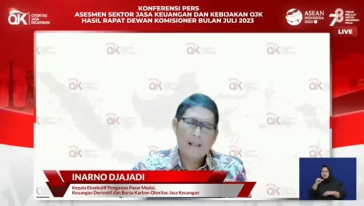 Foto: Kepala Eksekutif Pengawas Pasar Modal, Keuangan Derivatif dan Bursa Karbon OJK Inarno Djajadi,(Ist)