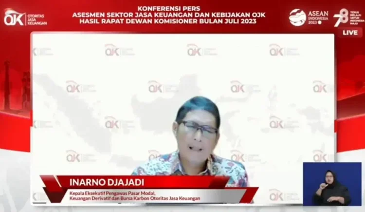 Foto: Kepala Eksekutif Pengawas Pasar Modal, Keuangan Derivatif dan Bursa Karbon OJK Inarno Djajadi,(Ist)