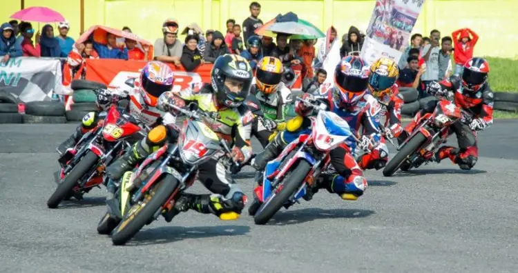 Foto: Ajang balap bertemakan Satu Hati Raih Impian, pesta balap motor Honda yang dijadwalkan berlangsung di Sirkuit Harimau Putih Vonif 8 Marinir, P. Brandan Kabupaten Langkat.(Ist)