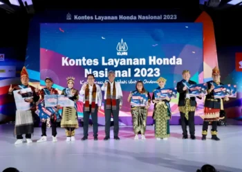 Kontes Layanan Honda Nasional 2023, Nurul Sabri Jadi Deliveryman Wing/Big Wing Dealer Terbaik