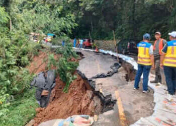 Longsor, Jalan Lintas Bengkulu-Sumsel Nyaris Putus