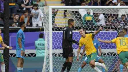 Foto: Australia saat mengalahkan Suriah di Piala Asia 2023, Kamis (18/1).