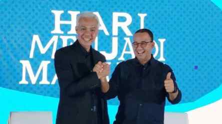 Foto: Ganjar Pranowo dan Anies Baswedan.