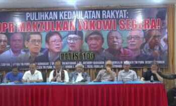 100 Penegak Kedaulatan Rakyat Gaungkan Pemakzulan Jokowi