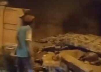 Heboh! Rumah di Sei Deli Mendadak Roboh