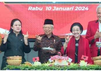 Salam Tiga Jari, Wapres Ma’ruf Amin Dituding Tak Netral
