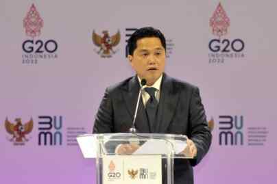 Foto: Menteri BUMN Erick Thohir.