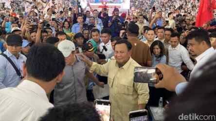 Foto: Prabowo di Medan