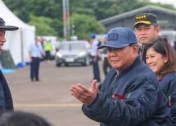 Prabowo Joget-joget Tepis Sedang Sakit