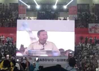 Prabowo di medan