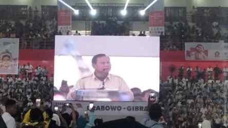 Foto: Prabowo di medan