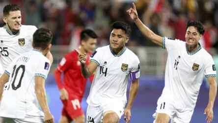 Foto: Timnas Indonesia lolos ke babak 16 besar Piala Asia 2023.