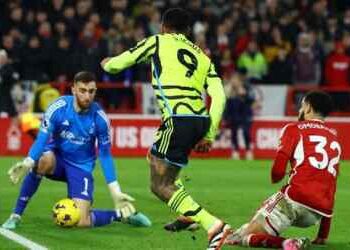 Hasil Liga Inggris: Arsenal Bungkam Nottingham Forest