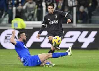 Hasil Liga Italia: 10 Pemain Juventus Diimbangi Empoli