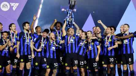 Foto: Inter Milan juara Piala Super Italia 2023, Selasa (23/1) dini hari WIB.