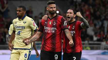 Foto: AC Milan makin tertinggal dari Juve dan Inter.