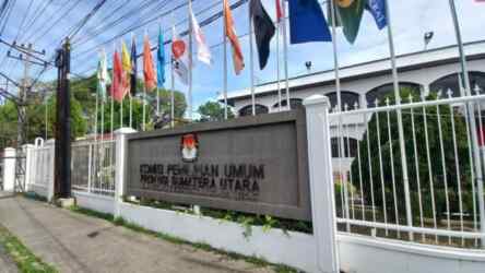 Foto: Gedung KPU Sumut.