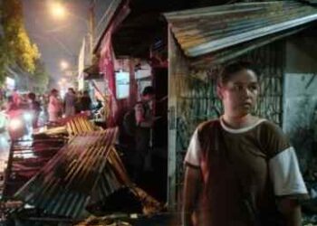 Rumah-Kios Terbakar di Padang Bulan Medan, Satu Orang Luka