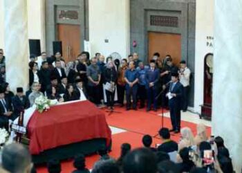 Pelapasan jenazah Baskami