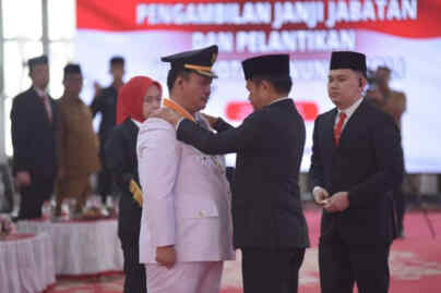 Foto: pelantikan Wali Kota Gunungsitoli