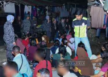 130 WNI Tak Berdokumen di Permukiman Ilegal Ditangkap Imigrasi Malaysia
