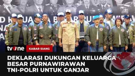 Foto: Deklarasi mantan purnawirawan TNI dukung ke Ganjar-Mahfud.