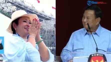 Foto: Titiek Soeharto dan Prabowo Subianto.