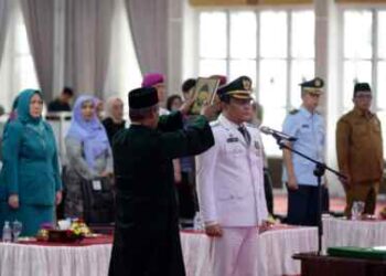 Pelantikan Pj Bupati Palas