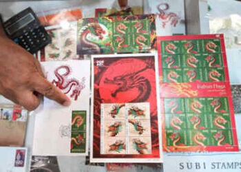 PT Pos Indonesia Terbitkan Prangko Khusus Gambar Naga