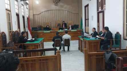 Sidang perdana Azlansyah Hasibuan.