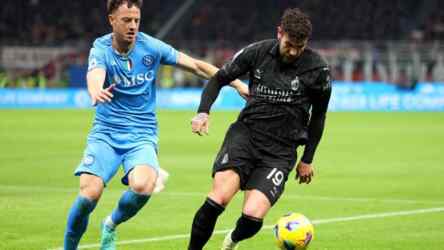 Foto: AC Milan berhasil mengalahkan Napoli dalam laga Liga Italia.