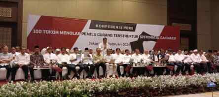 Foto: Deklarasi lawan Pemiu Curang