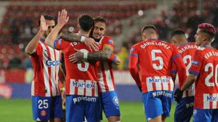 Foto: Girona merasakan kemenangan lagi setelah hampir satu bulan hanya meraih satu kali imbang dan dua kali kalah.