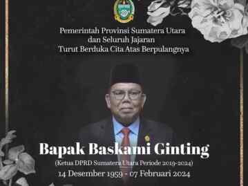 Foto: Ketua DPRD Sumut Baskami Ginting meninggal dunia hari ini ketika tengah berada di kantor.