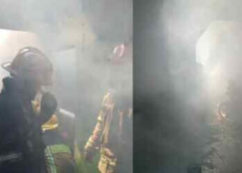 Rumah Terbakar di Medan Deli, Seorang Lansia Meninggal